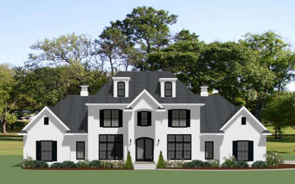 French Country House Plan #6849-00156 Elevation Photo