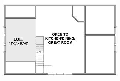 Loft for House Plan #1462-00071