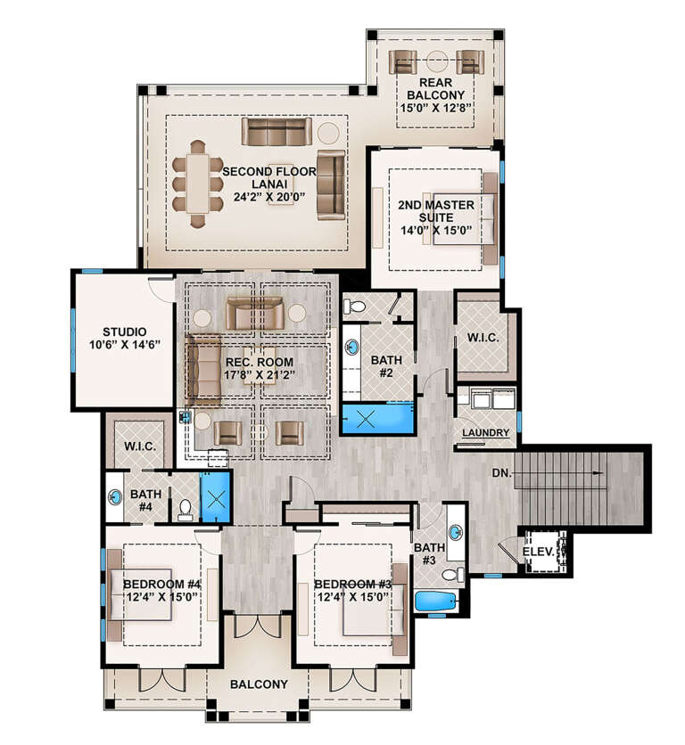 House Plan House Plan #29884 Drawing 2