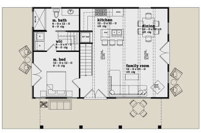 Main Floor  for House Plan #7174-00017