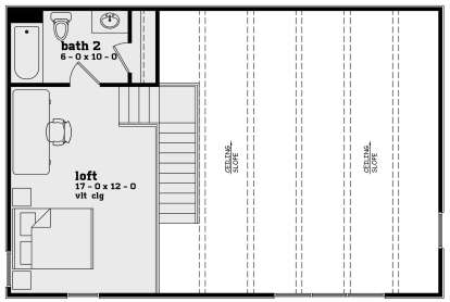 Second Floor for House Plan #7174-00017