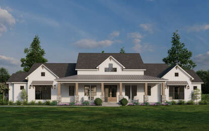 Modern Farmhouse House Plan #8318-00368 Elevation Photo