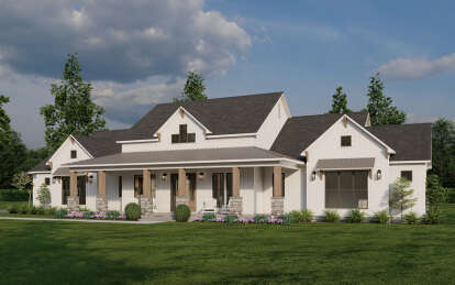 Modern Farmhouse House Plan #8318-00368 Elevation Photo