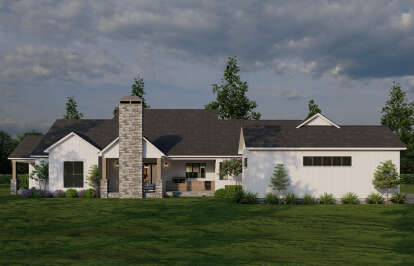 Modern Farmhouse House Plan #8318-00368 Elevation Photo