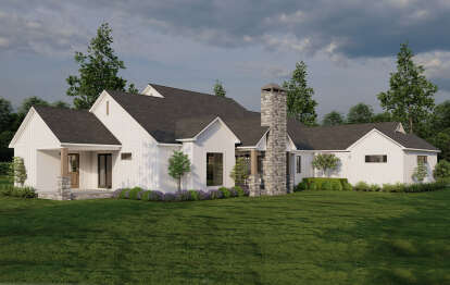 Modern Farmhouse House Plan #8318-00368 Elevation Photo