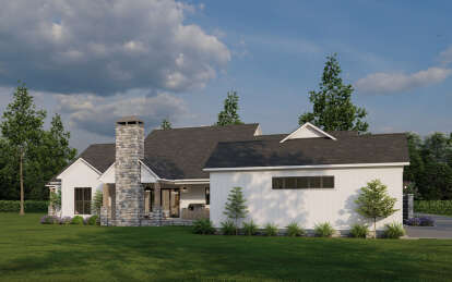 Modern Farmhouse House Plan #8318-00368 Elevation Photo