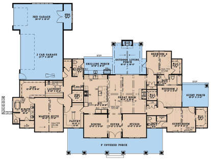 Main Floor  for House Plan #8318-00368