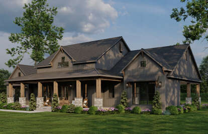 Modern Farmhouse House Plan #8318-00369 Elevation Photo