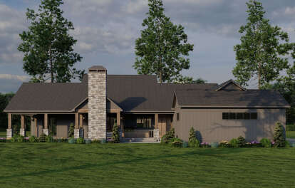 Modern Farmhouse House Plan #8318-00369 Elevation Photo