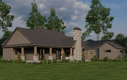 Modern Farmhouse House Plan #8318-00369 Elevation Photo