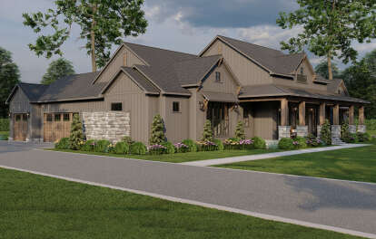 Modern Farmhouse House Plan #8318-00369 Elevation Photo
