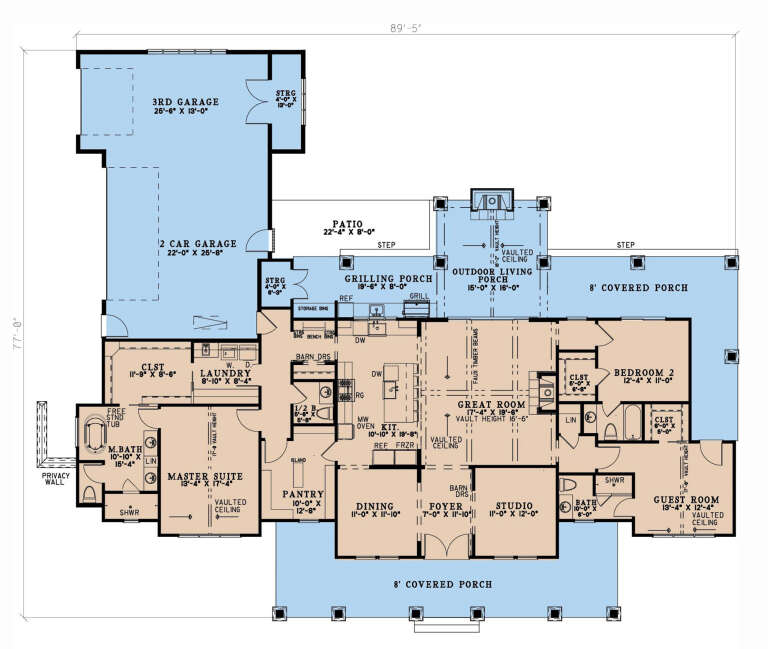 House Plan House Plan #29891 Drawing 1