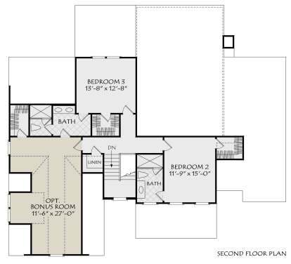 Second Floor for House Plan #8594-00481