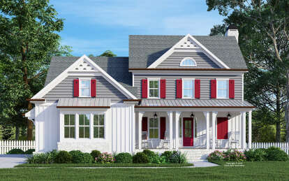 Country House Plan #8594-00482 Elevation Photo