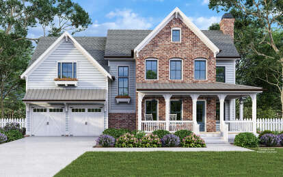 Country House Plan #8594-00483 Elevation Photo