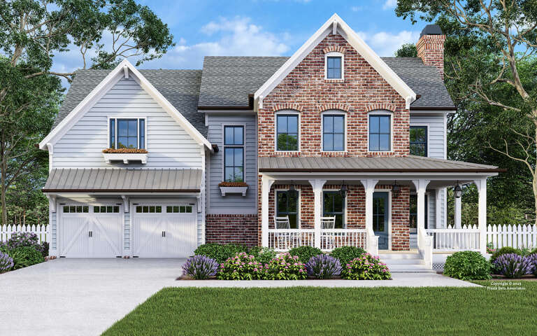 House Plan House Plan #29895 Front Elevation 