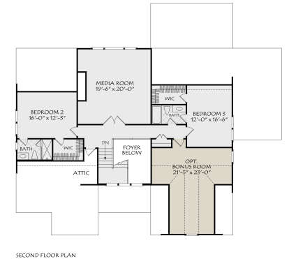 Second Floor for House Plan #8594-00484