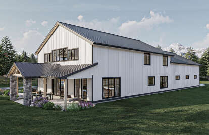 Barn House Plan #963-00844 Elevation Photo