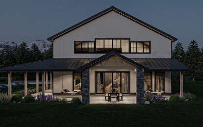 Barn House Plan #963-00844 Elevation Photo