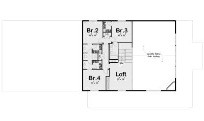 Second Floor for House Plan #963-00844