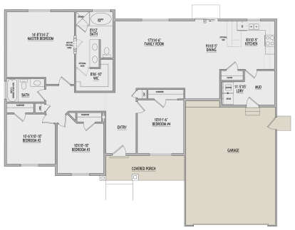 Main Floor  for House Plan #8768-00139