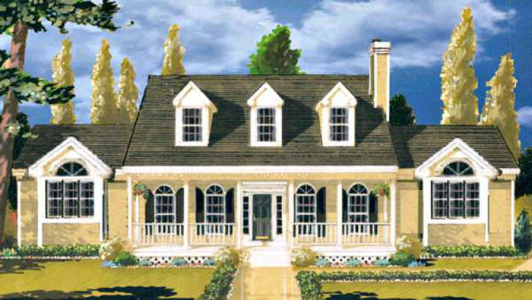 Ranch House Plan #033-00072 Elevation Photo