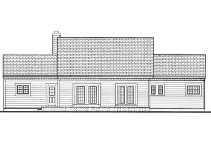 Ranch House Plan #033-00072 Elevation Photo