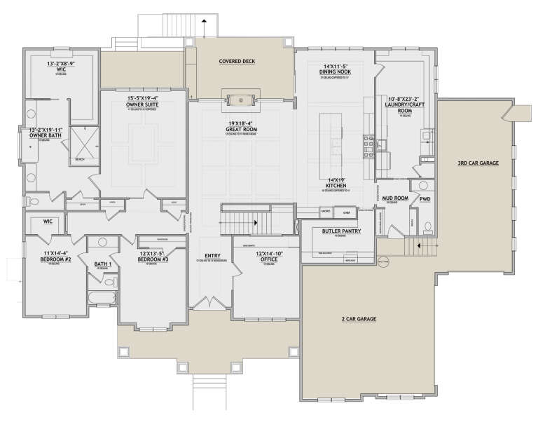 House Plan House Plan #29900 Drawing 1