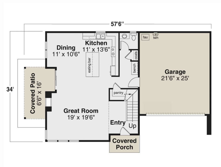 House Plan House Plan #29904 Drawing 1