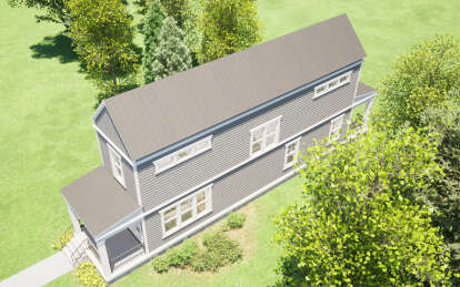 Craftsman House Plan #028-00202 Elevation Photo