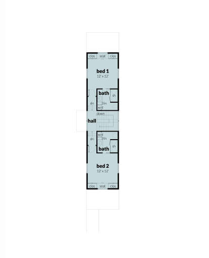 Second Floor for House Plan #028-00203