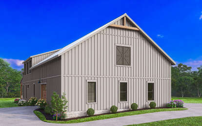 Barn House Plan #041-00341 Elevation Photo