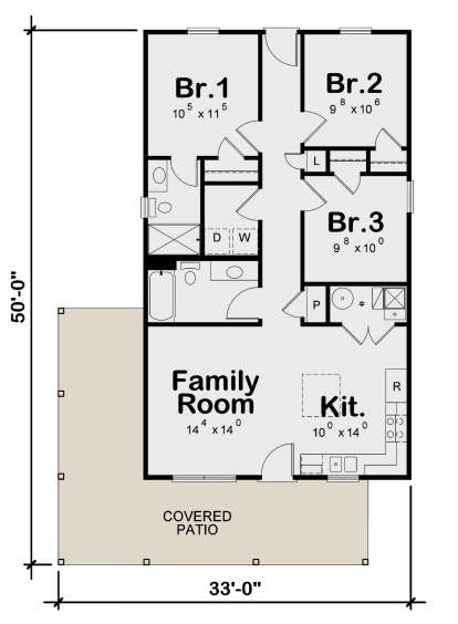 Main Floor for House Plan #402-01810