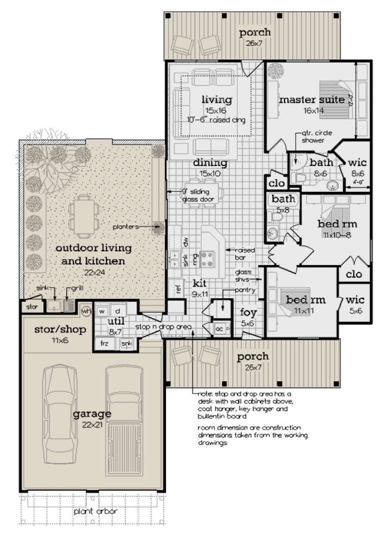 House Plan House Plan #29915 Drawing 1