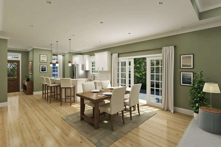 Country Plan - 1,362 Square Feet, 3 Bedrooms, 2 Bathrooms | Floor Plan ...