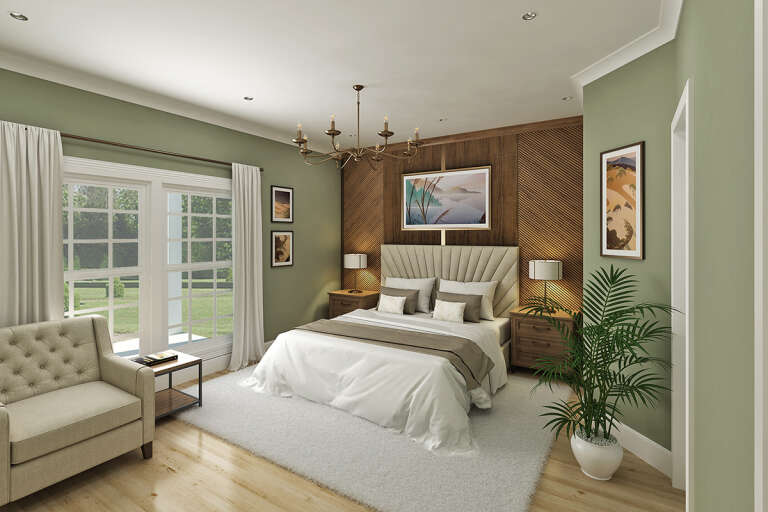 Country Plan - 1,362 Square Feet, 3 Bedrooms, 2 Bathrooms | Floor Plan ...