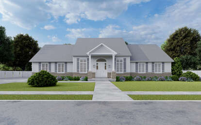 Southern House Plan #2802-00252 Elevation Photo