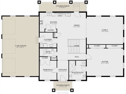 Main Floor for House Plan #2802-00252