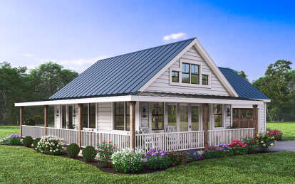 Modern Farmhouse House Plan #1462-00073 Elevation Photo