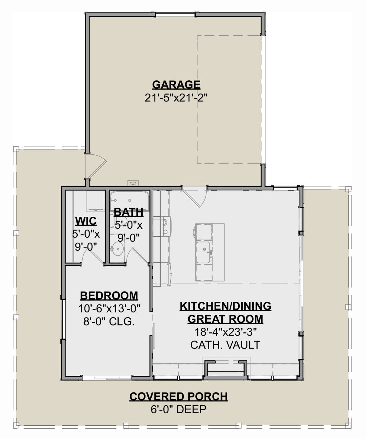 Main Floor for House Plan #1462-00073