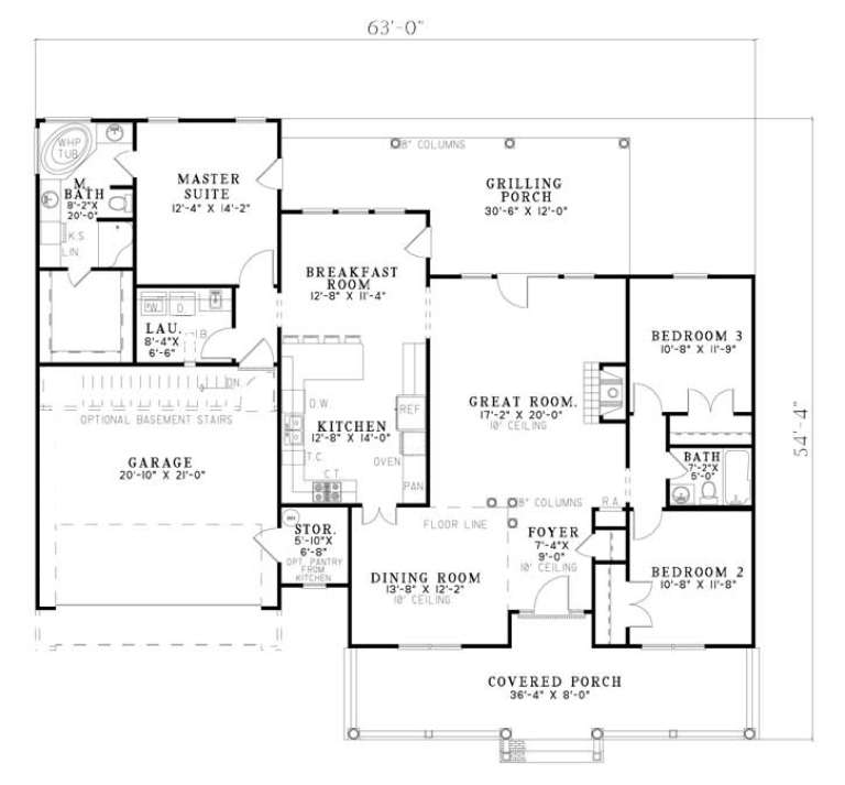 House Plan House Plan #2992 Drawing 1