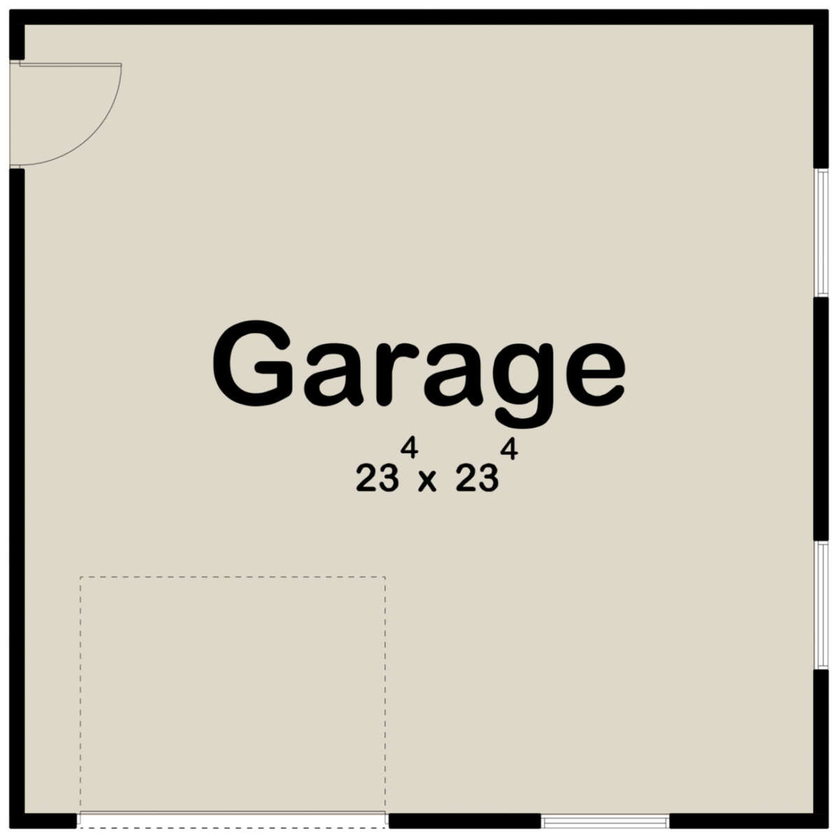 Garage Floor for House Plan #963-00846