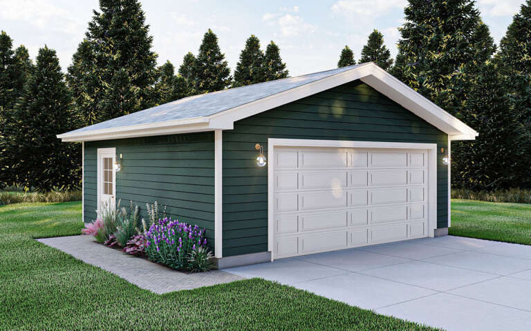 House Plan House Plan #29921 Angled Front Elevation