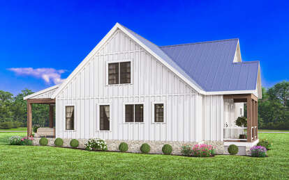 Modern Farmhouse House Plan #009-00379 Elevation Photo