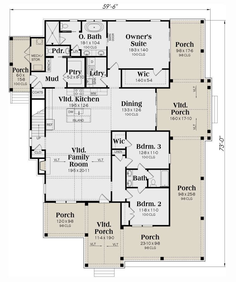 House Plan House Plan #29924 Drawing 1