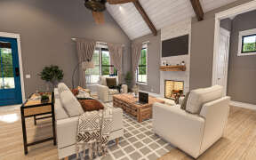Modern Farmhouse Plan - 2,172 Square Feet, 3-4 Bedrooms, 2.5 Bathrooms ...