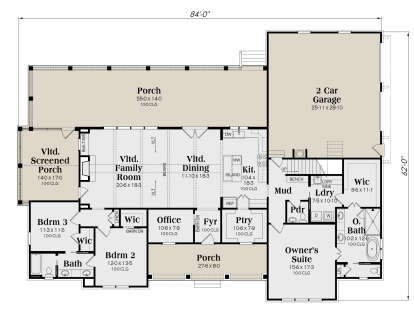 Main Floor  for House Plan #009-00380