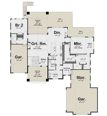 Main Floor  for House Plan #963-00850