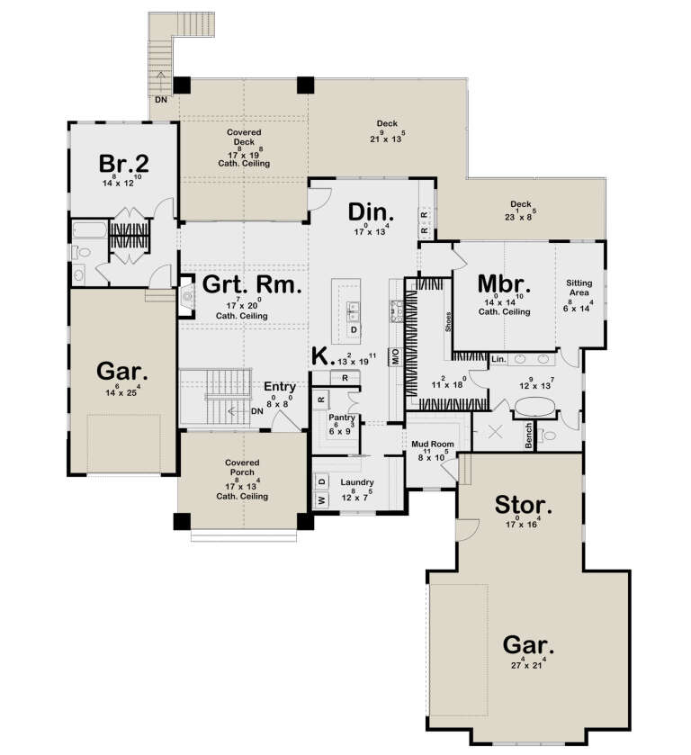 House Plan House Plan #29927 Drawing 1