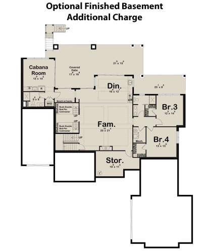 Basement for House Plan #963-00850